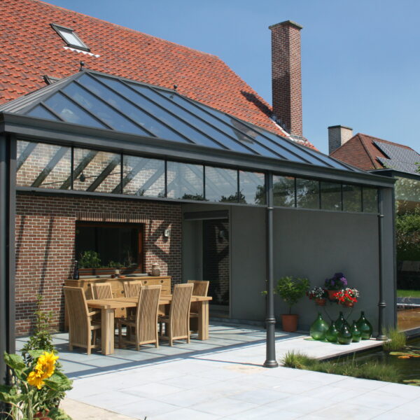 open veranda aluminium